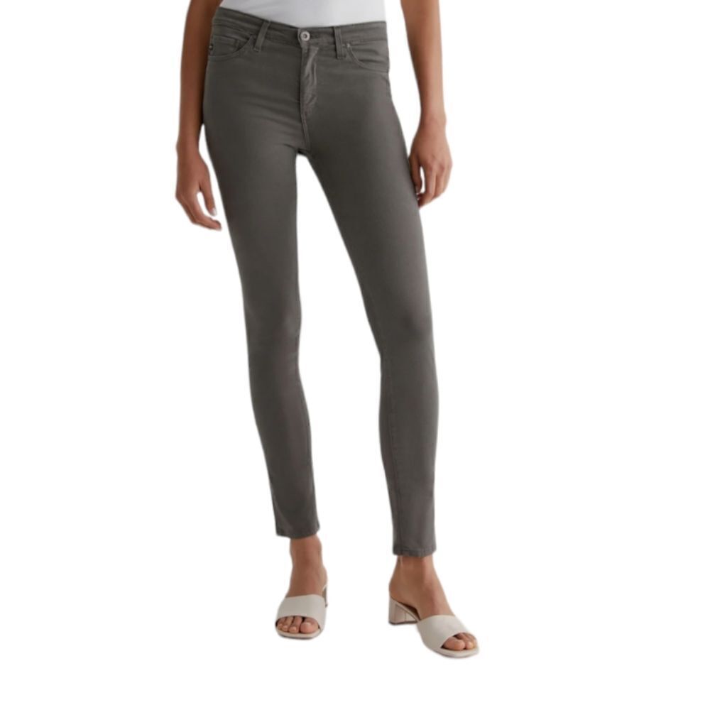 ADRIANO GOLDSCHMIED gray anthracite prima cigarette leg ankle pantsโ26โ